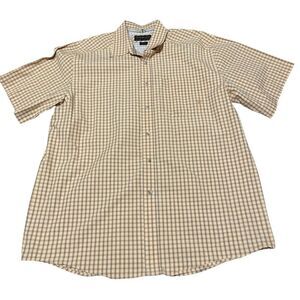 Ariat Shirt Mens XL Orange Plaid Check Pro Series Button Down Western-Wear Rodeo